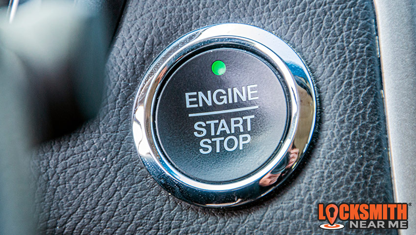 Push to start vehicle